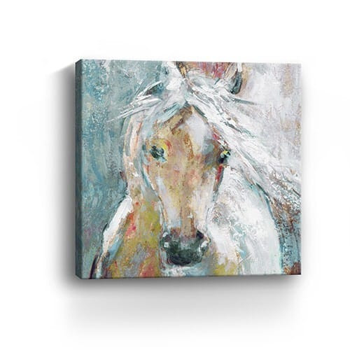 Whimsical Horse Unframed Print Wall Art N270-398934