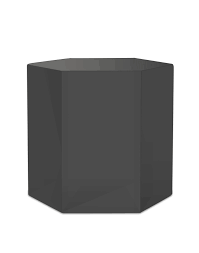 9" Gray Wood End Table N270-487338