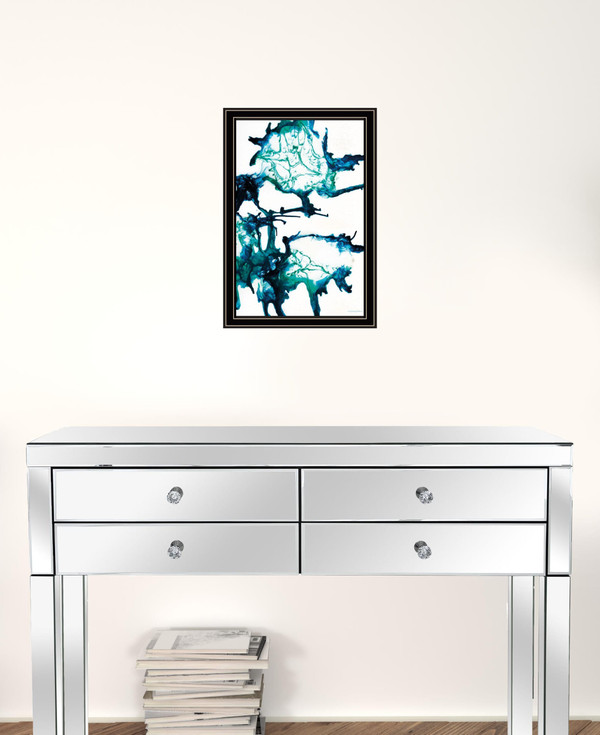 Ocean Living Black Framed Print Wall Art N270-530152