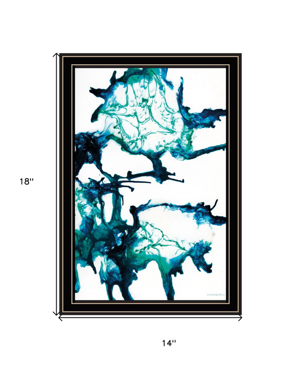 Ocean Living Black Framed Print Wall Art N270-530152