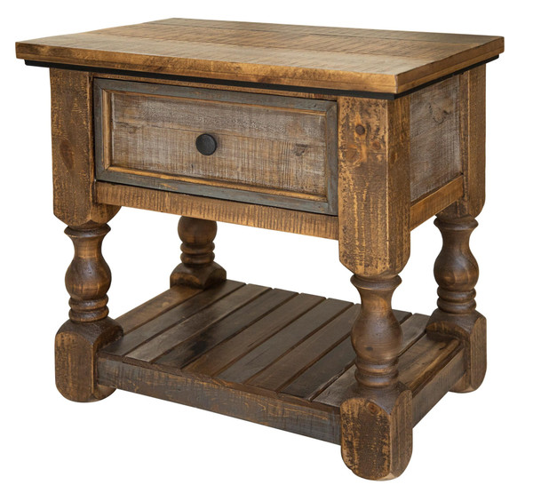 27" Brown One Drawer Nightstand N270-527063
