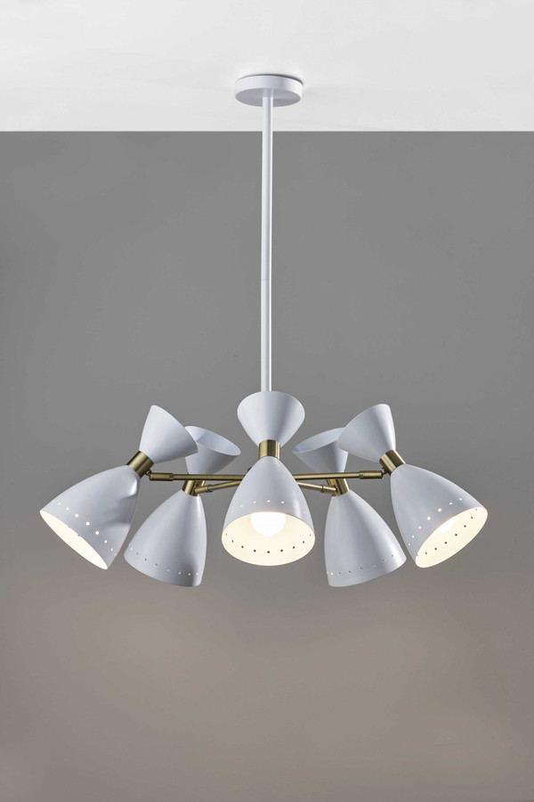Cinco Diabolo Adjustable White Metal Pendant N270-372894