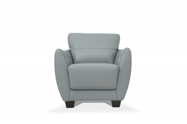 33" Watery Genuine Leather And Black Arm Chair N270-515764