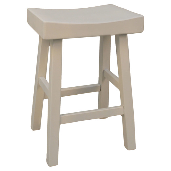 25" Solid Wood Backless Counter Height Bar Chair N270-516169