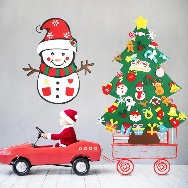 Color: Deep Sapphire, Christmas Tree Height: Other - DIY Felt Christmas Tree  Montessori Busy Board F640-12000035128764610