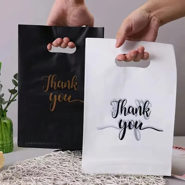 Gift Box Size: Other, Color: WHITE - 10 Spot Wholesale Gift Packaging Bags, Four Finger Flat Pocket F640-12000038804911411