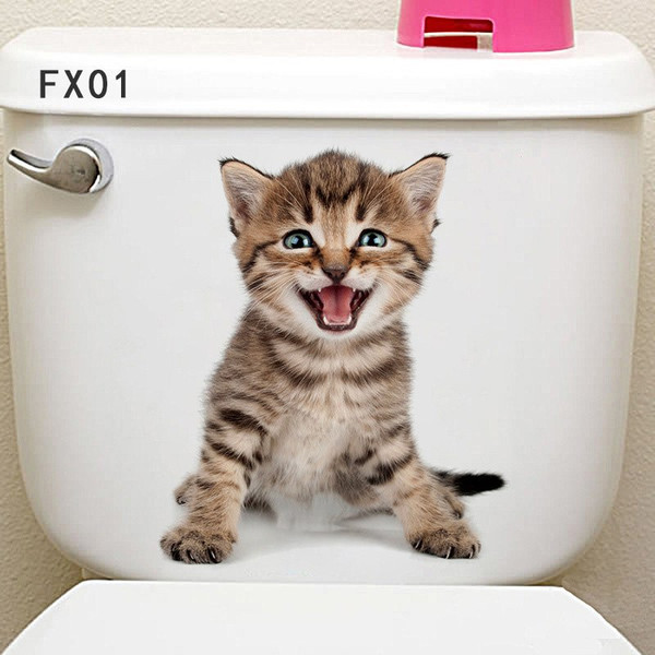 style: Cat12 - 3d animal wall sticker Q119-CJJJJRHD00099-Cat12