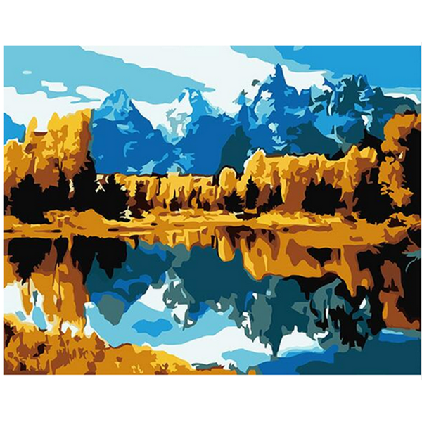 Color: D, Size: 40x50cm no fram - Gatyztoire-digital Landscape Painting, Oil Painting, Hand-painted Q119-CJZS115413110JQ