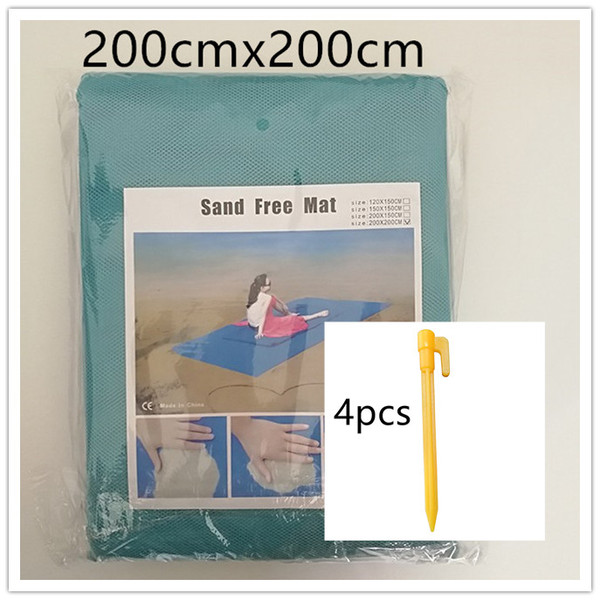 Color: H, Size: Set - Sand Free Beach Mat Q119-CJJJJRHD00065-H-Set