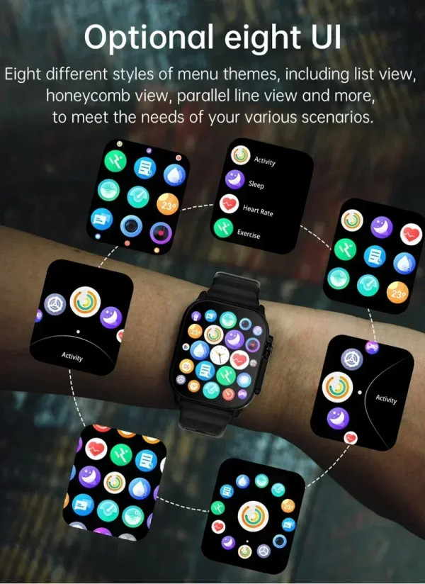 Color: WHITE - New Watch 8 Ultra Smart Watch 49mm 2024 New NFC Men Women GPS Track Bluetooth Call B F640-12000041933642466