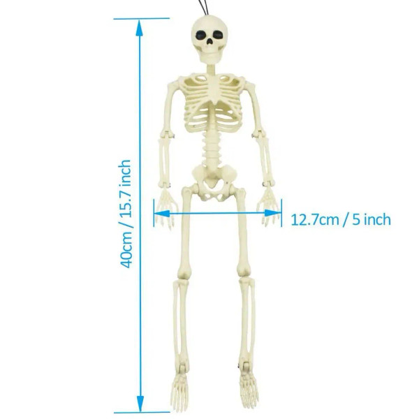 Color: Red, Ships From: United States - 16 Inches Simulation Halloween Human Skeleton Ghost Festiva F640-12000023778635548