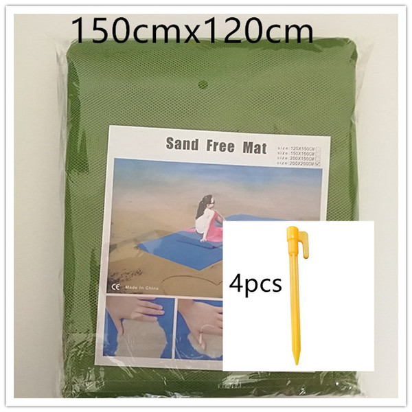 Color: A, Size: Set - Sand Free Beach Mat Q119-CJJJJRHD00065-A-Set