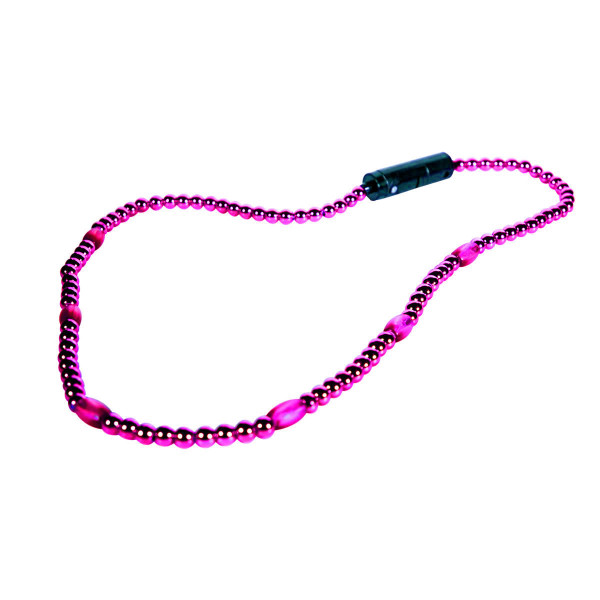 LED Necklace with Pink Beads A706-95015