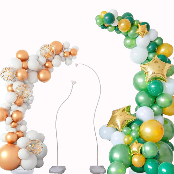 Color: AGATE, Ballon Size: 10inch - Balloon Arch Kit 2.8M & 1.9M Free Bending Half Balloon Arch Sta F640-12000039102529623