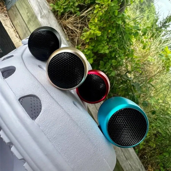Color: Red - Funny Croc Mini BT Speaker charm accessories Christmas Gift For Friends F640-12000035018542861