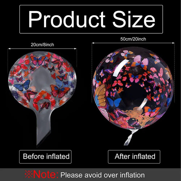 Color: Olive, Ballon Size: 10inch - 10pcs Printed Bubble Balloon 20inch Transparent Bobo Balloon Mu F640-12000038848133334