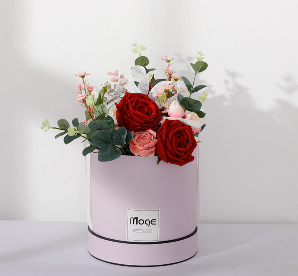 Style: D - Rose set simulation display flower Q119-CJJJJRZS00176-D