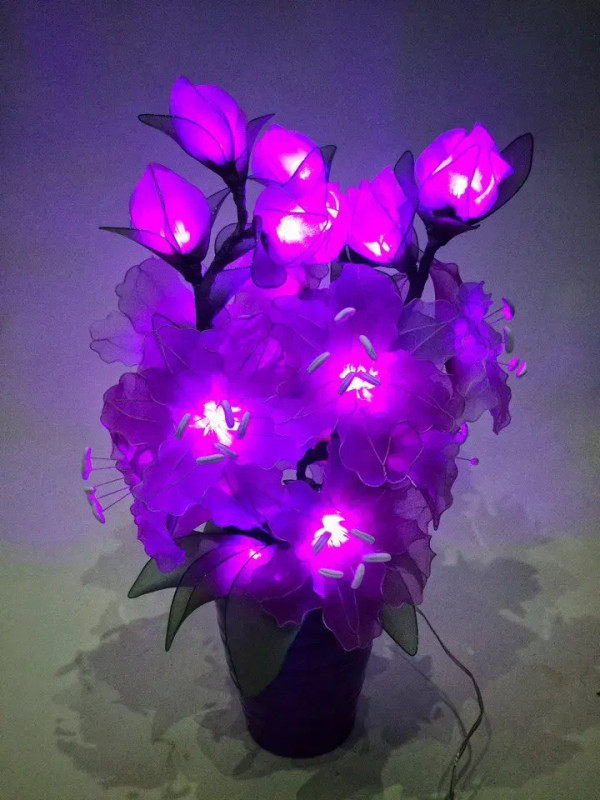Color: VIOLET/?«?—?…° - 5pcs Multicolor Tensile Nylon Stocking DIY Flower Making Material Handmade  F640-12000039681690167
