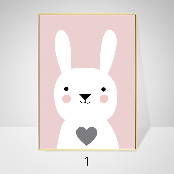 Painting size: 50x70cm, Size: A - Canvas Painting Cartoon Small Hanging Painting Decorative Crystal Q119-CJZS115548313MN
