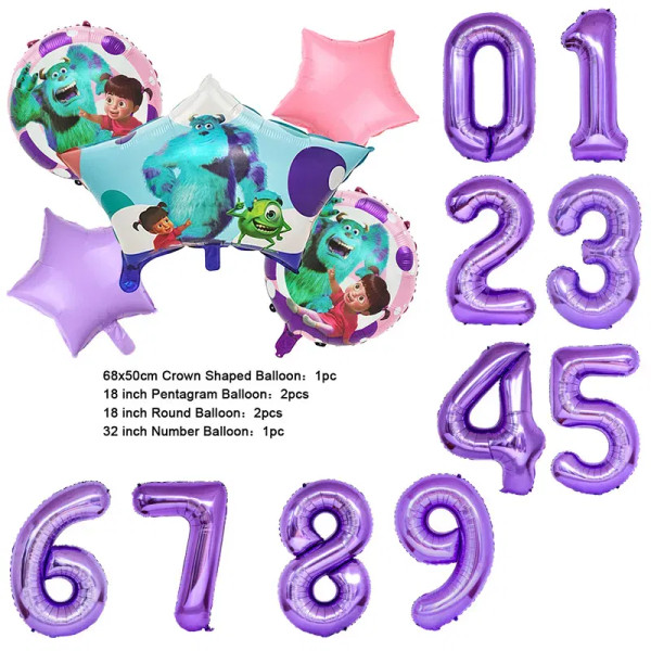 Color: Gold, Capacity: 750ml - Monsters University Monsters, Inc. James P. Sullivan Theme Birthday  F640-12000038626613715