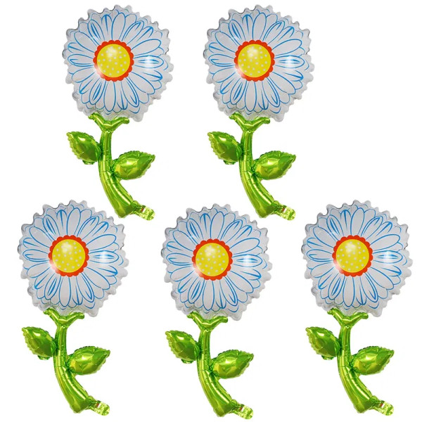 Color: Olive, Ballon Size: 10inch, Ships From: CHINA - Beautiful Aluminum Flower Shape Foil Balloon F640-12000036576953147