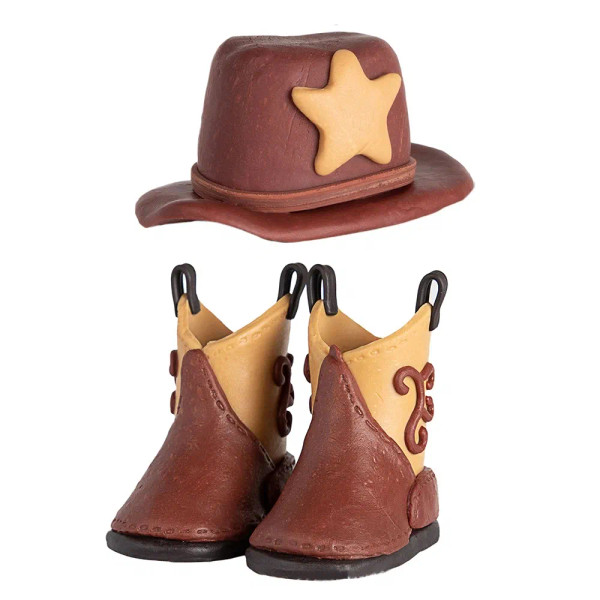 Color: MINT GREEN - Cowboy Cake Topper Western Cowboy Hat and Boot Cupcake Toppers with Balls Weste F640-12000039323944298