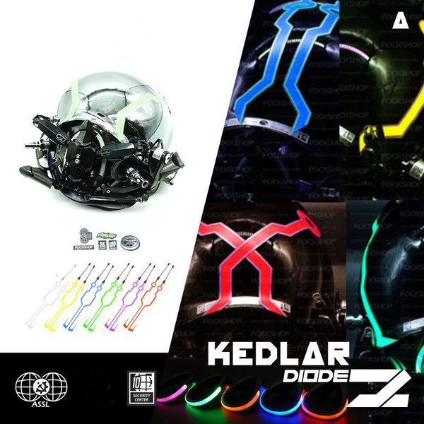 Sci-fi Mask Cyberpunk Future Mask KEDLAR DIODE Glow DIY Edition Q119-CJJH1675887