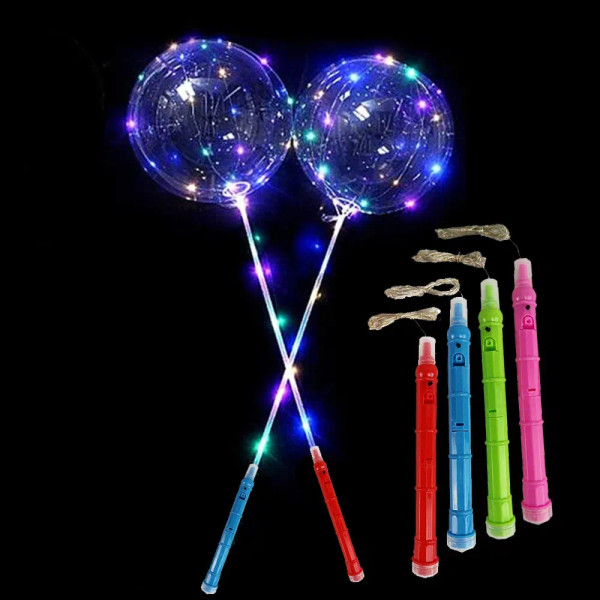 Color: Emerald, Ballon Size: 10inch, Shape: O - 1/5/10/20/30pcs LED Light Up BoBo Balloons Colorful F640-12000038848527616
