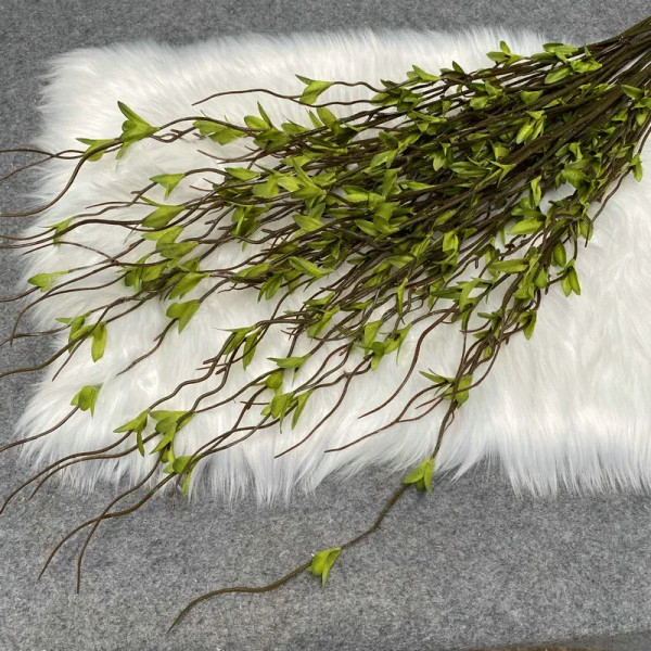 Color: Black, Size: M, Ships From: CHINA - 112cm Multi Forked Silk Cloth Dragon Whisker Leaf Indoor F640-12000035628758504