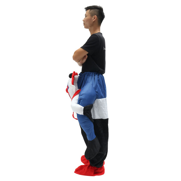 Devil Clown Unisex Dwarf Carry Me Fancy Piggy Back Ride On Dress Mascot Costume Party Pants C122-1341709