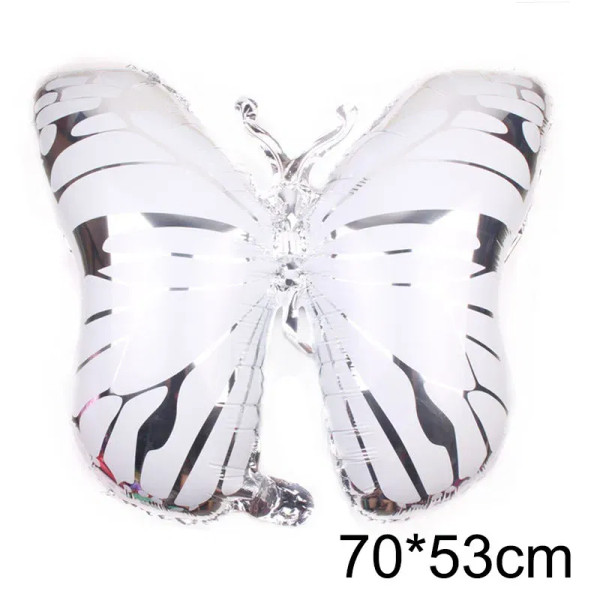 Color: Olive, Ballon Size: 10inch - Colourful Butterfly Balloon Girl Birthday Party Supplies Flower F640-12000038067779351