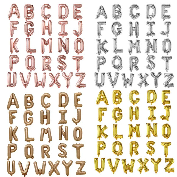 Color: army green, Ballon Size: 16INCH, Shape: Y, Ships From: CHINA - 16Inch A-Z Letter Foil Balloo F640-12000040075968328