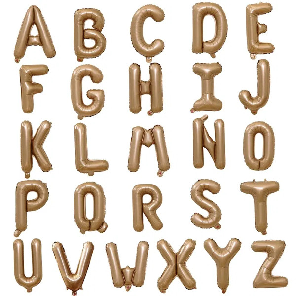 Color: army green, Ballon Size: 16INCH, Shape: Y, Ships From: CHINA - 16Inch A-Z Letter Foil Balloo F640-12000040075968328