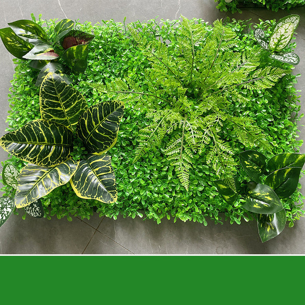Color: 07models - Green Plant Wall Simulation Plant Wall Artificial Fake Turf Plastic Turf Decorati Q119-CJZS114217207GT
