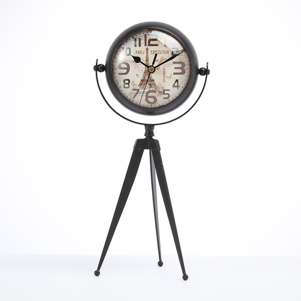 Color: Black, Size: 16x12x36cm - Compatible with Apple, Tripod Silent Living Room Iron Creative Dec Q119-CJZS107615201AZ
