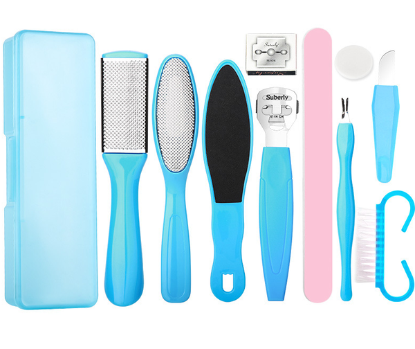 Color: Blue - Pedicure Tools Professional Manicure Foot Feet Care File Q119-CJHD112309403CX