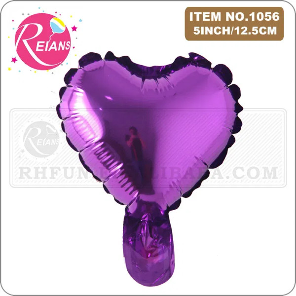 Color: Light Grey, Ballon Size: 6inch, Shape: X - 10pcs 5inch small cute heart star-shaped foil bal F640-12000039037542758