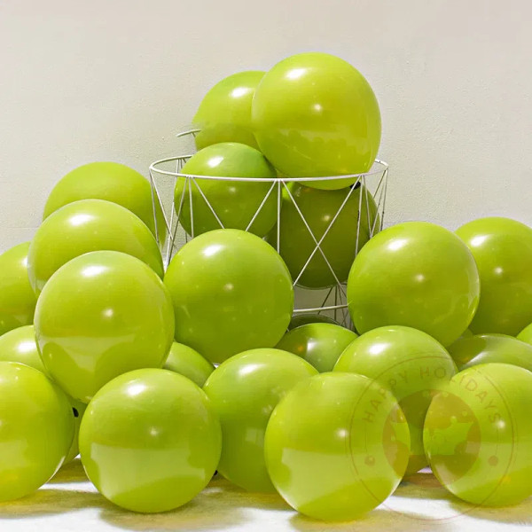 Color: Olive, Ballon Size: 10inch, Ships From: CHINA - 10inch 20/50/100pcs Vintage Olive Green Avoc F640-12000036619059334