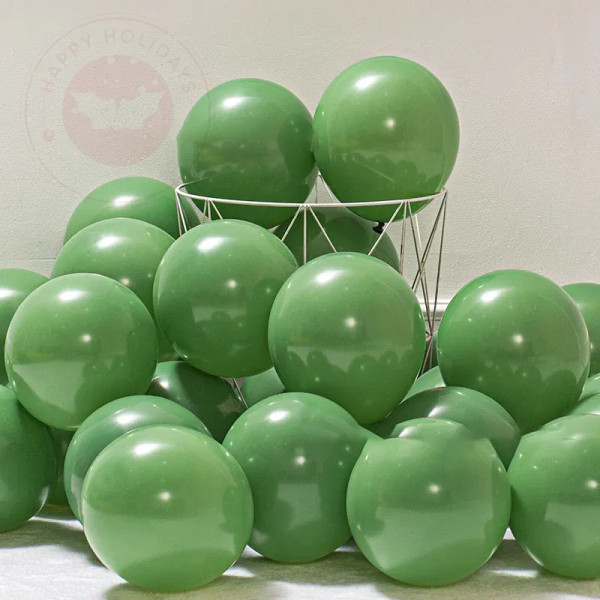 Color: Olive, Ballon Size: 10inch, Ships From: CHINA - 10inch 20/50/100pcs Vintage Olive Green Avoc F640-12000036619059334