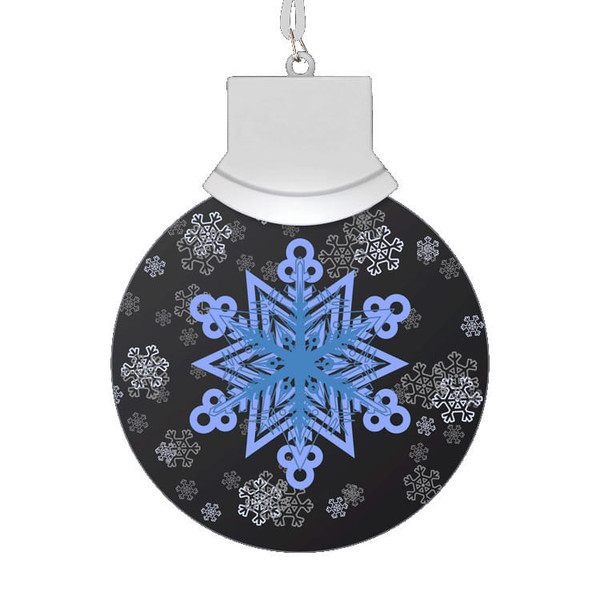 LED Let It Snow Animated Snowflake Necklace A706-A270