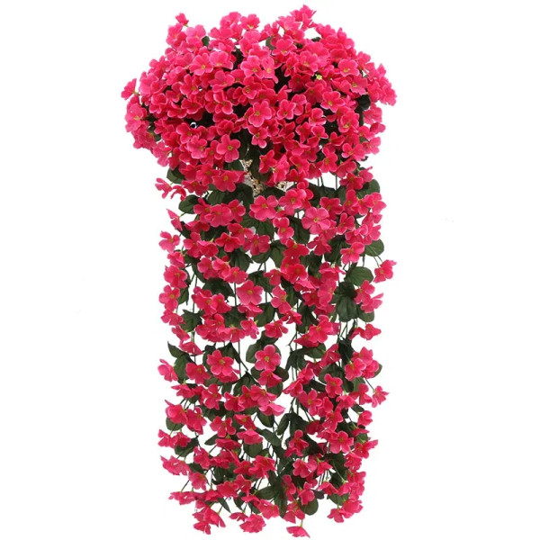 Color: Milky White, Size: XS - Violet Flowers Artificial Decoration Outdoor Garden Decor Wedding Wa F640-12000034292374302