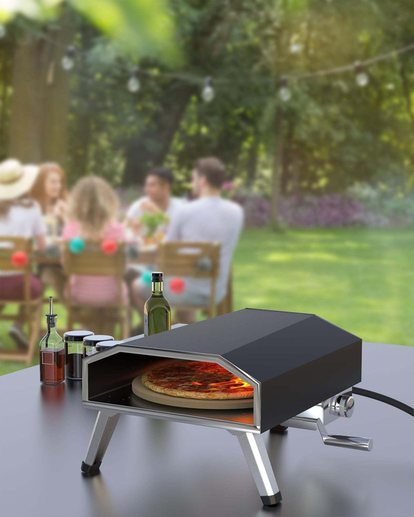 US GARVEE 16inch Gas Outdoor Pizza Oven 8000W  1000°F Automatic Rotating Portable Pizza Maker Pizza K484-PHO_0X9TG7EH_US