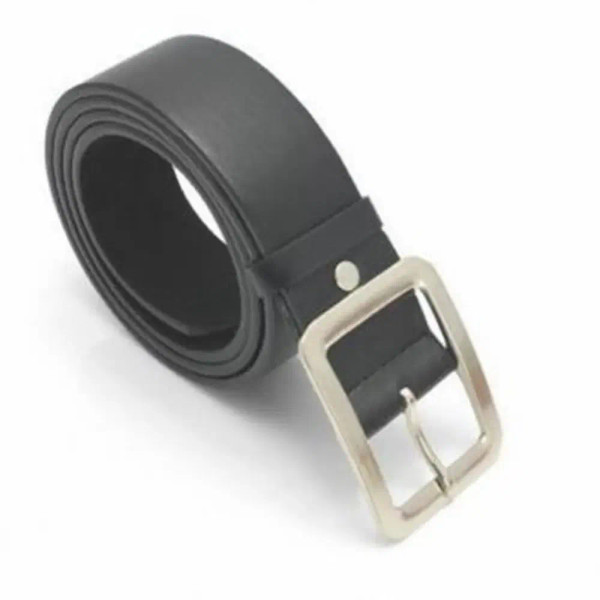 Color: black - Business Men Luxury Belt Casual Pin Buckle Waist Strap Faux Leather Belt Waistband C F640-12000023966558386