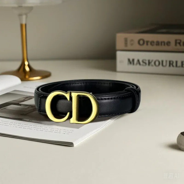 Color: green, Belt Length: 110cm - Composite alloy letter buckle women's genuine leather belt high- F640-12000048472681264