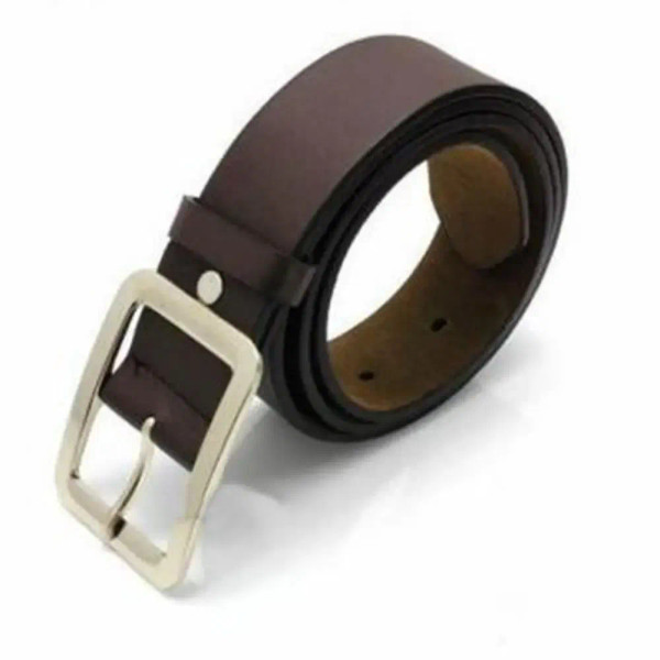 Color: Coffee - Business Men Luxury Belt Casual Pin Buckle Waist Strap Faux Leather Belt Waistband  F640-12000023966558389