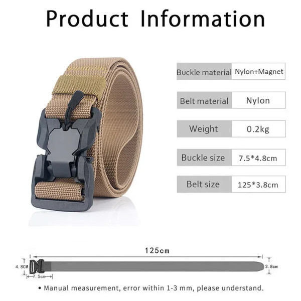 Color: plum, Belt Length: 125cm, Ships From: CHINA - Military Nylon Tactical Belt for Men Women Uni F640-12000029394926695