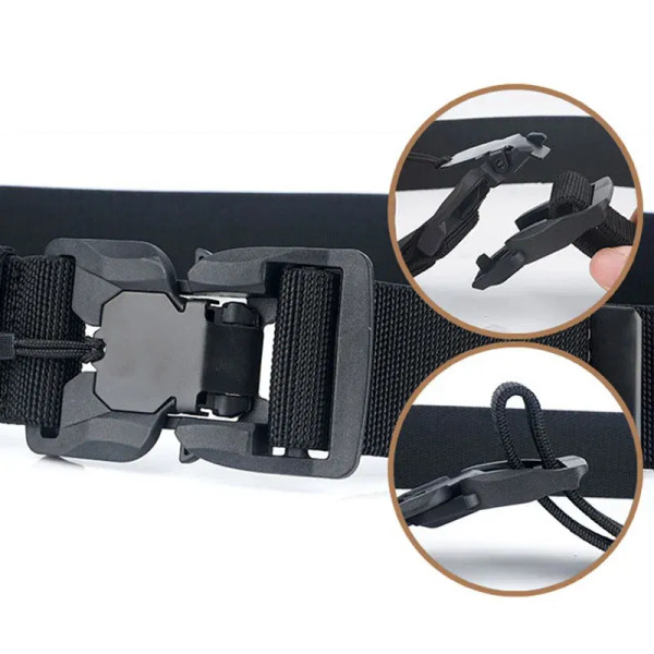 Color: Burgundy, Belt Length: 125cm, Ships From: CHINA - Military Nylon Tactical Belt for Men Women F640-12000029394926697