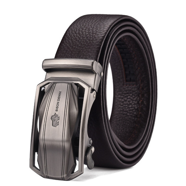 Men's Leather Belt Business Automatic Buckle Belt Q119-CJNSFJPD00219