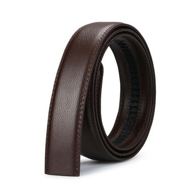 Without head belt men's leather automatic buckle belt Q119-CJNSFJPD00405
