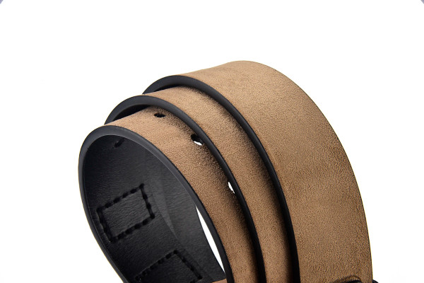 Color: black, Belt Length: 120cm - LEON?‡S?‘ Buckle  Leather Casual Jeans Belt Men High Quality Ret F640-12000033979690905